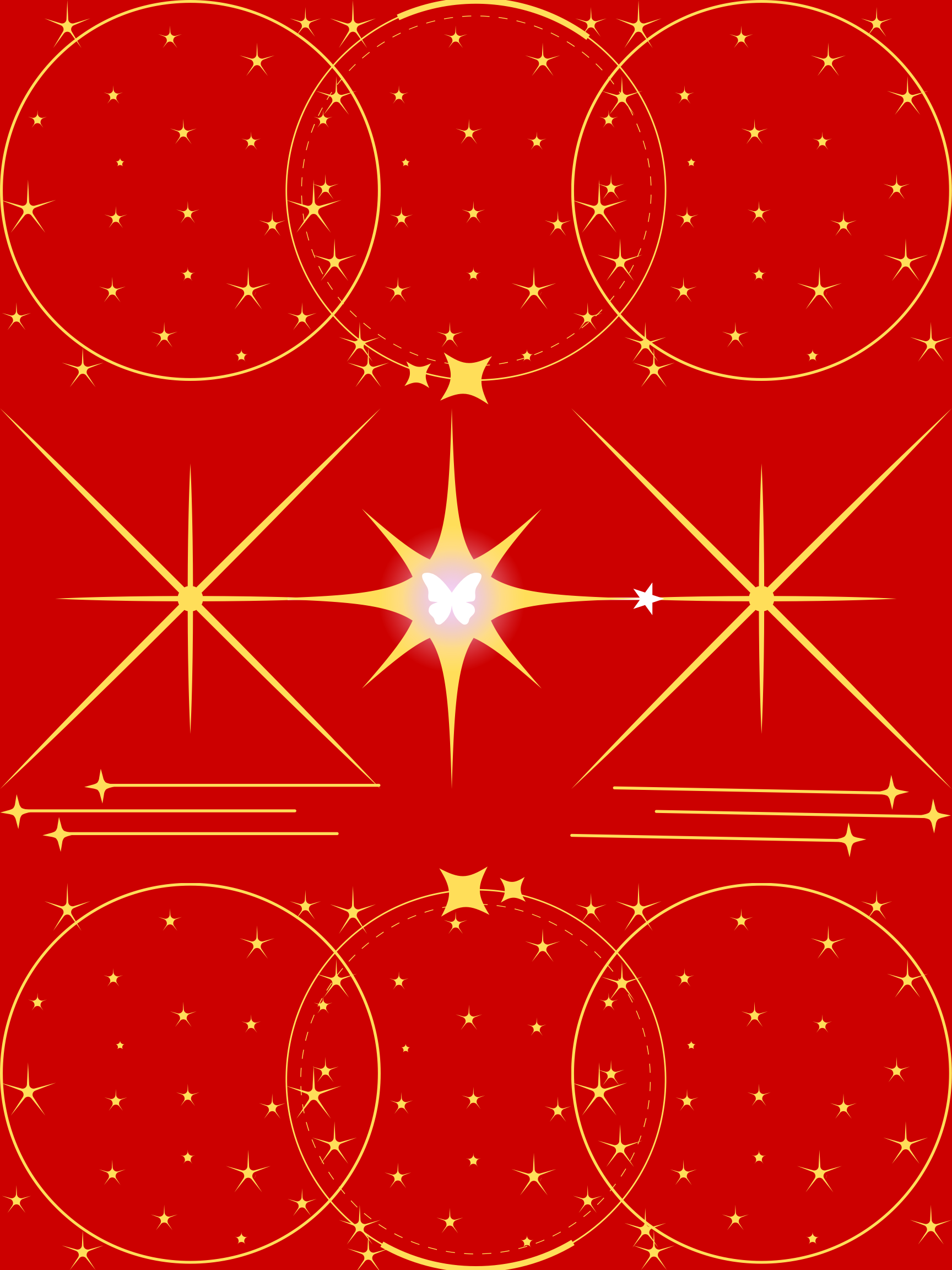 the butterfly universe in Red