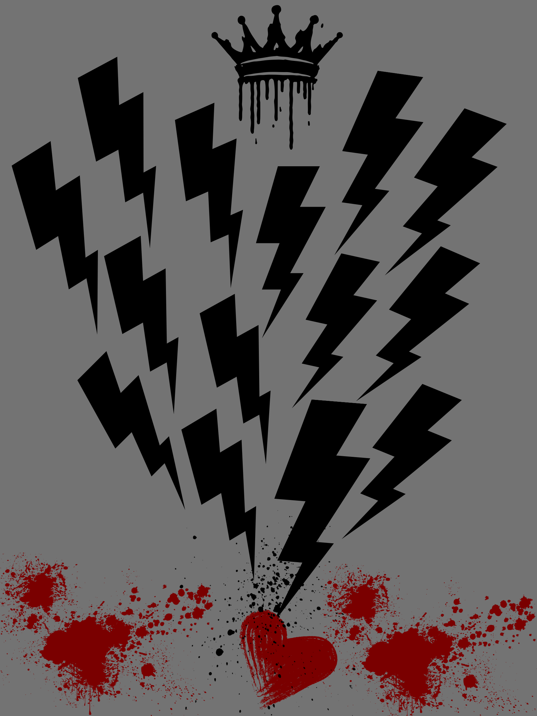 the broken heart storm on Gray