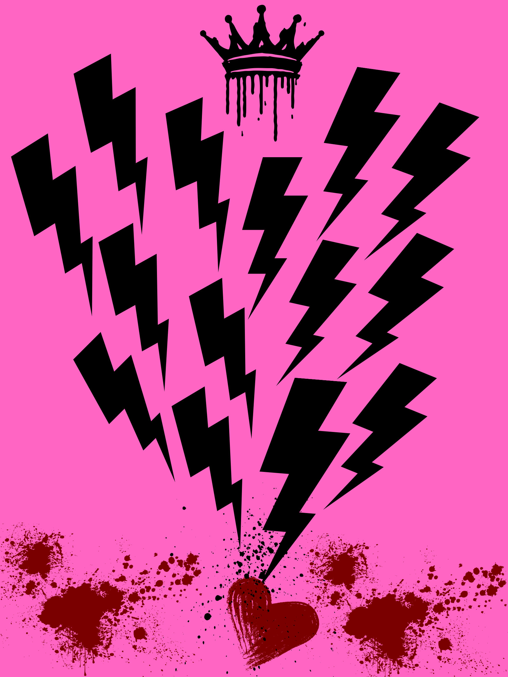 the broken heart storm on Pink