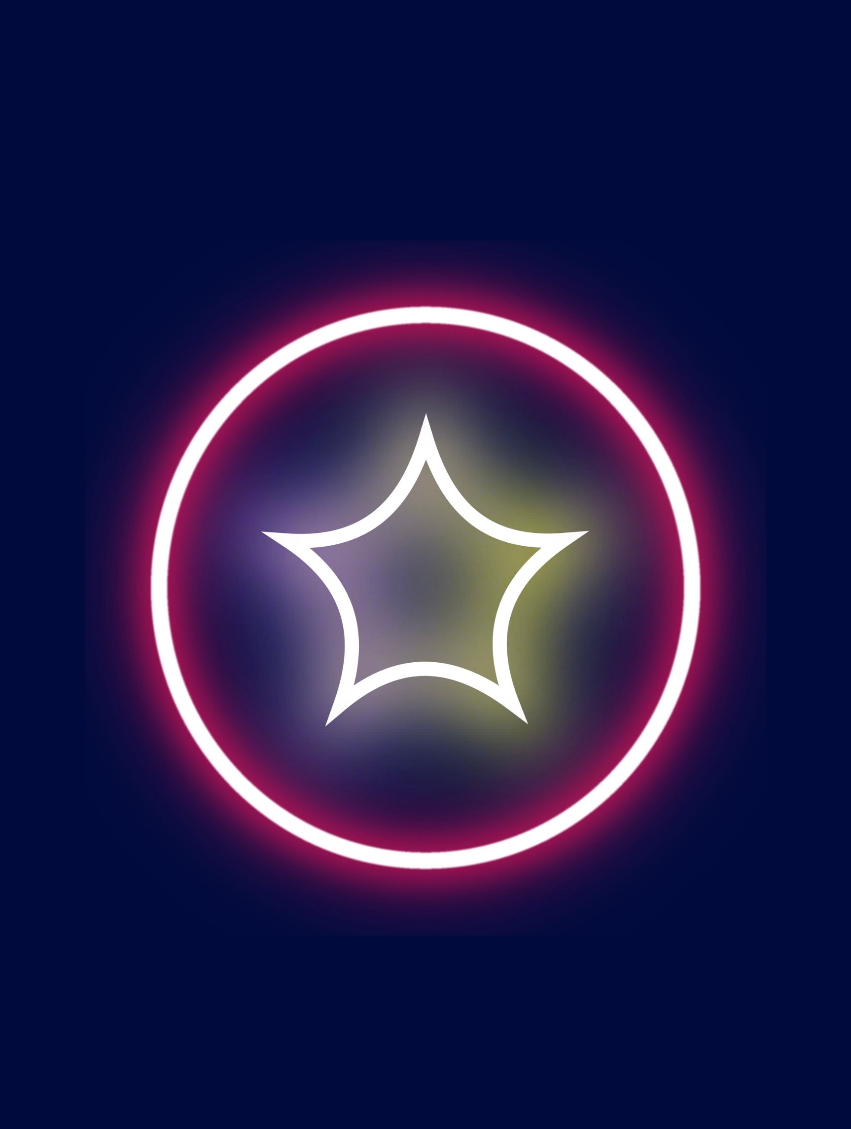 Icon on blue