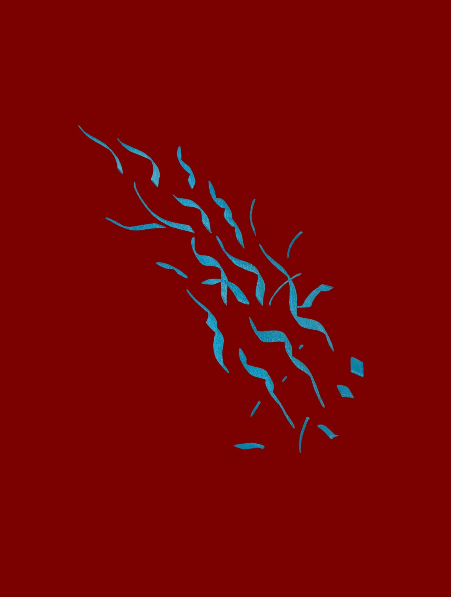 Icon drawn in Blue