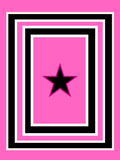 Black Star on Pink
