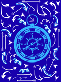 love Travel in Blue