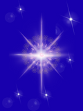 the eye of light in Blue